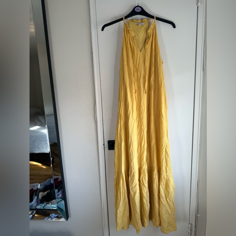 Nine West yellow maxi medium